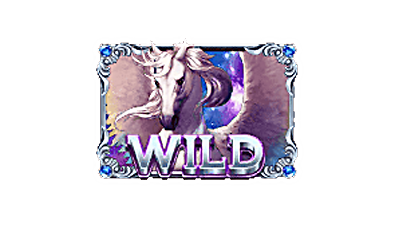 สัญลักษณ์ Wild เป็นรูปม้าสีขาว