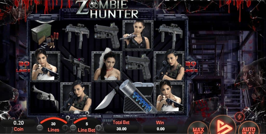 หน้าเล่นเกมสล็อตออนไลน์ Zombie Hunter
