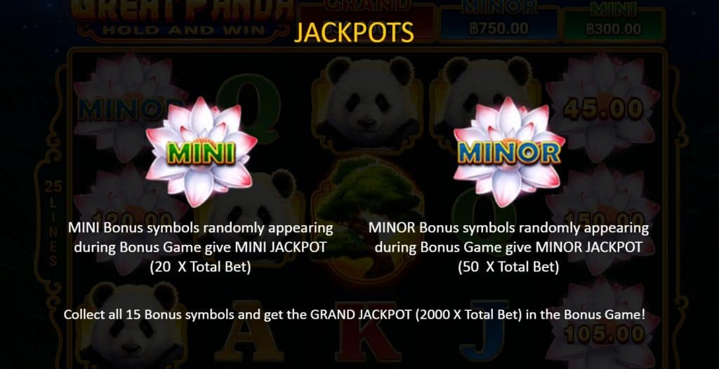 รีวิวเกมสล็อต Great Panda Hold and Win ค่าย Booongo