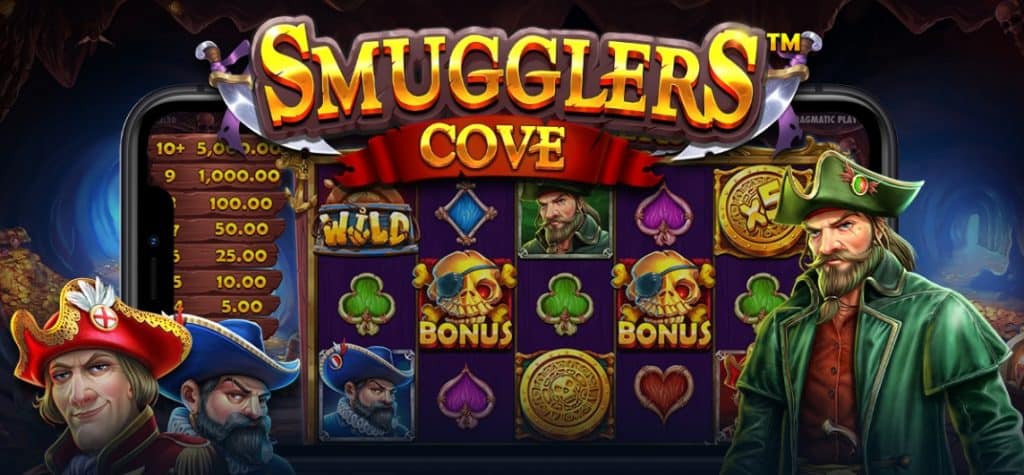 รีวิวเกมสล็อต PRAGMATIC PLAY ค้นพบขุมทรัพย์ใน SMUGGLERS COVE